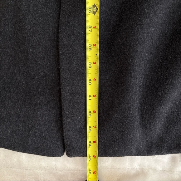 Kuppenheimer Men's Gray Cashmere Wool Blend Overcoat Trench Coat Size 47 - Picture 11 of 16